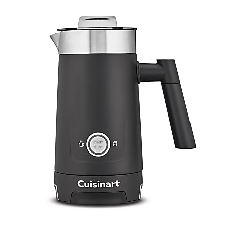 Cuisinart Hot/Cold Foam Milk Frother, 8-1/2”H x 4-1/4”W x 6-5/8”D, Black
