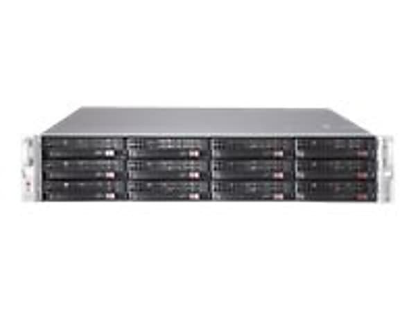 Supermicro Ceph Solutions Inktank OSD Storage Node - Server  - 2U - 2-way - 2 x Xeon E5-2630V2 / 2.6 GHz - RAM 64 GB - SATA/SAS - hot-swap 2.5", 3.5" bay(s) - SSD 2 x 80 GB, HDD 10 x 4 TB, SSD 2 x 400 GB - G200eW - GigE, 10 GigE