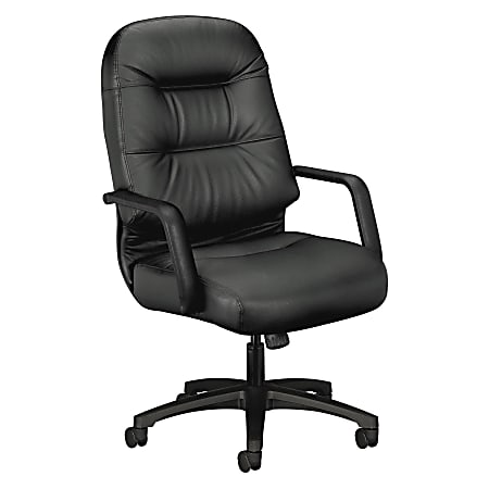 Gray High Back Executive Premium Faux Leather Office Chair with Back  Support, Armrest and Lumbar Support