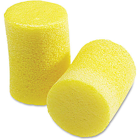 3M, E-A-R Classic Single-Use Earplugs, Cordless, 29NRR, Yellow