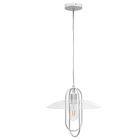 Lalia Home 1-Light Elongated Metal Hanging Pendant Lamp,