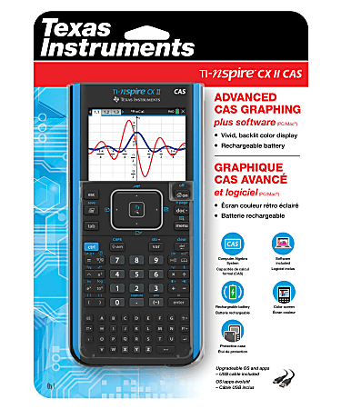 Texas Instruments Nspire CX II CAS Graphing Calculator