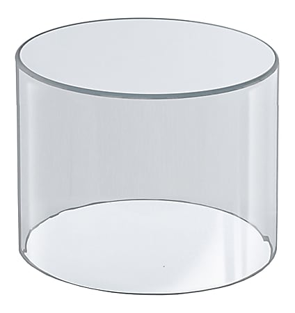 Azar Displays Deluxe 8" Display Cylinder, Medium Size, 8" x 8", Clear