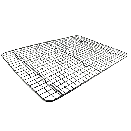 Taste of Home® 2-Piece Metal Nonstick Cooling Rack Set, 17-1/2” x 12-1/2”, Ash Gray