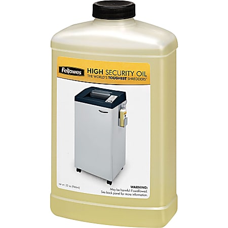 Fellowes® High-Security Shredder Oil, 32 Oz