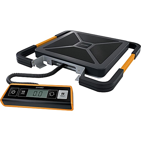 DYMO 400 lb Digital USB Shipping Scale, with Remote Display, Orange