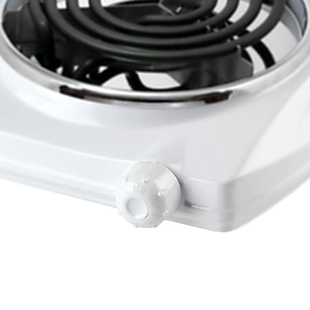 Brentwood Electric 99583278M 1000W Single Burner White - Office Depot