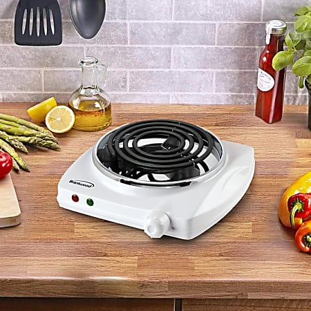 Brentwood Compact 1000 Watt Single Electric Cooking Stove Burner White Small  NEW, 1 unit - Kroger