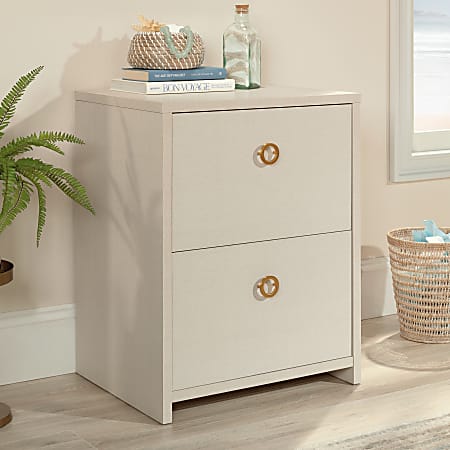 Sauder® Grand Coast 24”W x 20”D Lateral 2-Drawer Modern File Cabinet, Dove Linen