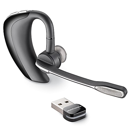 Plantronics® B230 Voyager PRO UC Bluetooth® Headset System, Black/Silver