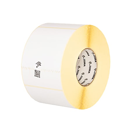 Zebra Technologies Label Paper, Direct Thermal Z-Perform 2000D, Rectangular, 4” x 6”, White, 430 Labels Per Roll, Pack Of 12 Rolls