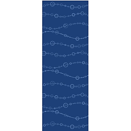 GoFit Designer Yoga Mat-Bubbles - Yoga, Exercise, Stretching - 68" Length x 24" Width - Rectangular - Bubbles - Blue