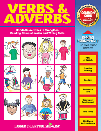 Barker Creek Grammar Activity Book, Verbs And Adverbs,