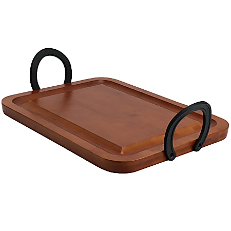 Wanda June Home by Miranda Lambert Bamboo Charcuterie Board, 19-1/4” x 12-1/2”, Golden Brown