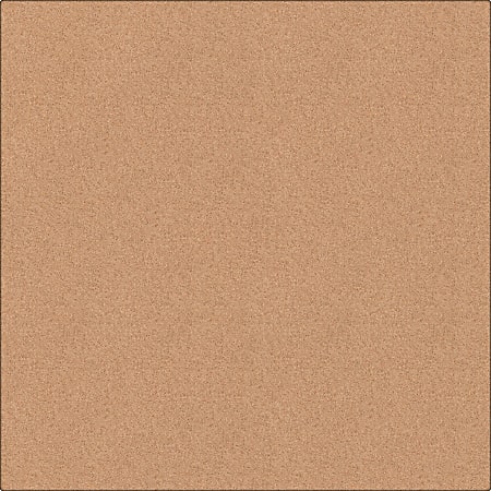 U Brands Frameless Cork Canvas Bulletin Board, 30" X 30"