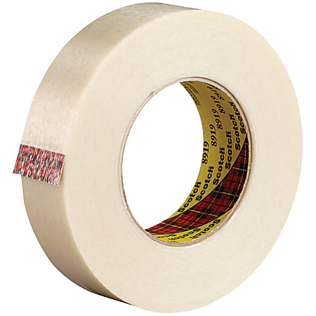 Scotch® 8919 Strapping Tape, 3" Core, 1" x 60 Yd., Clear, Case Of 36