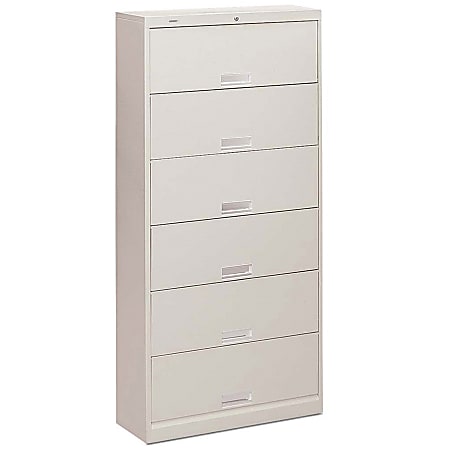 Hon 6 drawer shop lateral file cabinet
