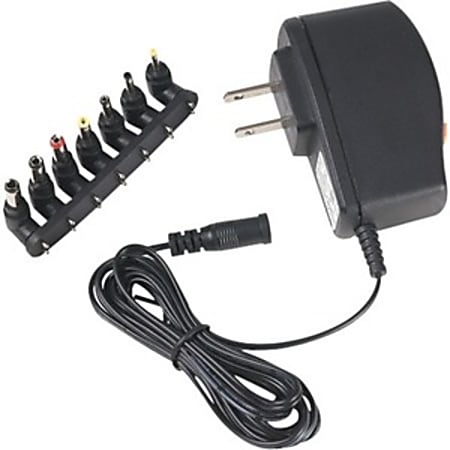 RCA Universal AC to DC Adapter - 120 V AC Input - 1.5 V DC/300 mA, 3 V DC, 4.5 V DC, 6 V DC, 7.5 V DC, 9 V DC, 12 V DC Output