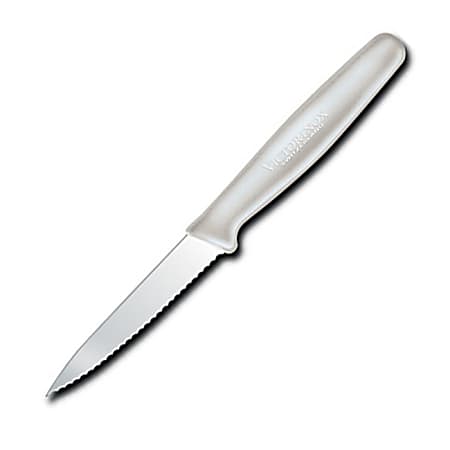 Victorinox Serrated Paring Knife, 3-1/4, White