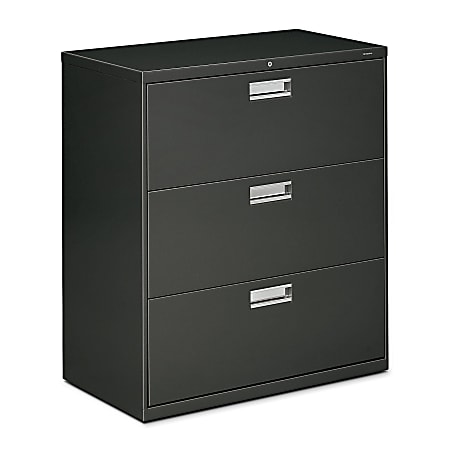 HON® 600 36"W x 19-1/4"D Lateral 3-Drawer File
