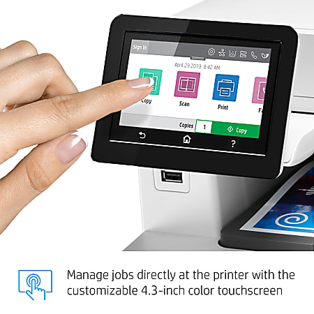 Hp Color Laserjet Pro Mfp M479fdw Printer Office Depot