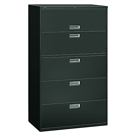 HON® 600 42"W x 19-1/4"D Lateral 5-Drawer File