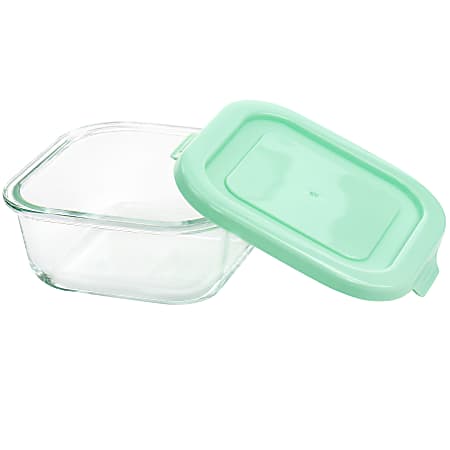 Manna TruDivide 46 oz. Glass Food Storage Container with Lid (2