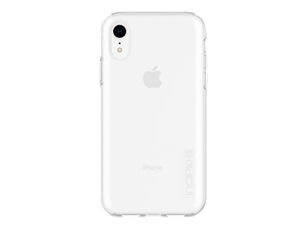 Incipio DualPro - Back cover for cell phone - rugged - polycarbonate - clear - for Apple iPhone XR