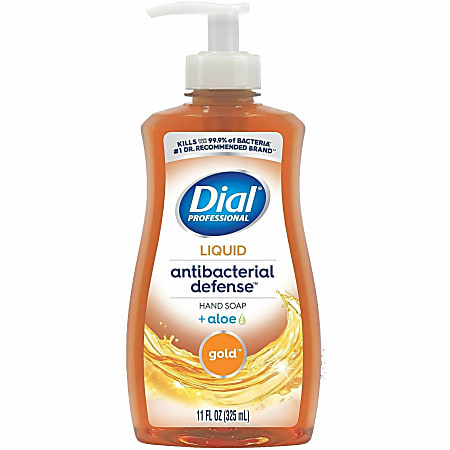 Dial Professional Antibacterial Defense Liquid Hand Soap, Fresh Scent, 11 fl oz, 12 / Carton