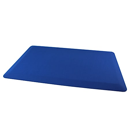 Floortex® Standing Comfort Mat, 16" x 24", Blue