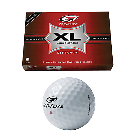 Top-Flite XL® Distance Golf Balls, Box Of 12
