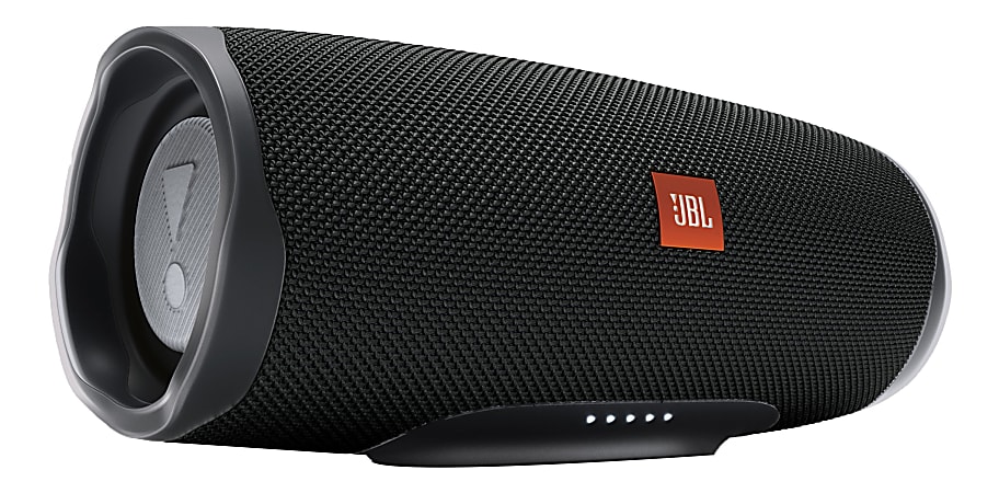 JBL Charge 4 Portable Bluetooth® Speaker, Black, JBLCHARGE4BLKAM