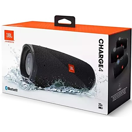 JBL Charge 4 Portable Bluetooth Speaker Black JBLCHARGE4BLKAM