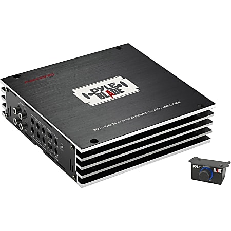 Pyle Blade PLBA430FRD Car Amplifier - 3600 W RMS - 4 Channel - Class D