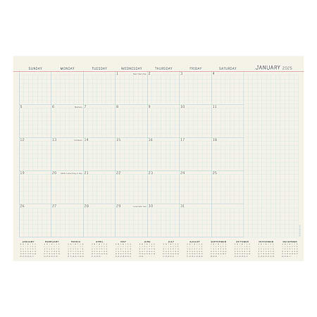 2025 TF Publishing Monthly Desk Calendar, 17” x 12”, Vintage, January 2025 To December 2025