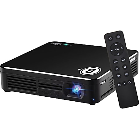 Business Source DLP Projector - Black - Front - 80 lm - HDMI - USB - 1 Year Warranty