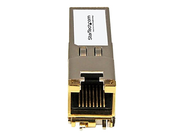 StarTech.com Brocade BRSFP-1GECOPR Compatible SFP Module - 1000BASE-T - 1GE Gigabit Ethernet SFP to RJ45 Cat6/Cat5e Transceiver - BRSFP1GECOPRST
