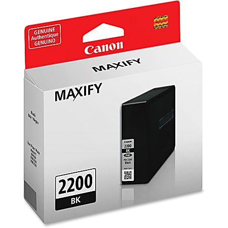 Canon® PGI-2200BK Black Ink Tank, 9291B001