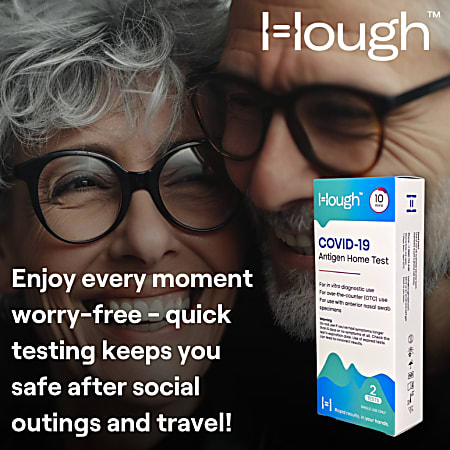 Hough COVID 19 Rapid Tests 5 1516 x 1 14 Pack Of 2 Tests - Office Depot