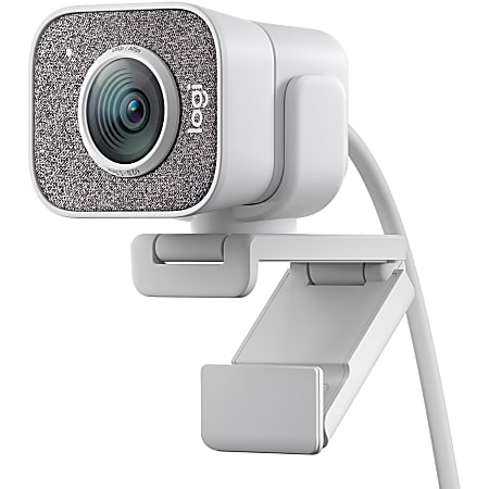 Logitech StreamCam Webcam 60 fps White USB 3.1 1920 x 1080 Video Auto focus 78 Angle Microphone Computer Monitor