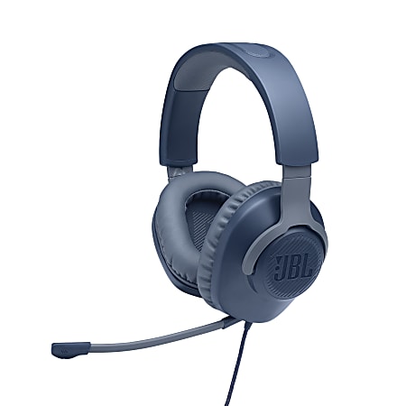 JBL Quantum 100 Wired Over Ear Gaming Headset Blue ODP Business