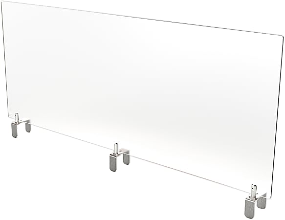 Ghent Partition Extender, 24”H x 59”W, Frosted