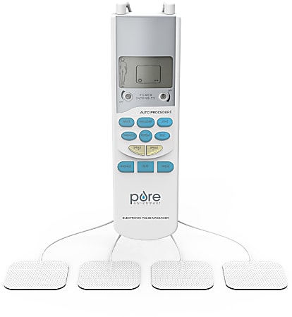 Pure Enrichment PurePulse TENS Electronic Pulse Stimulator, White