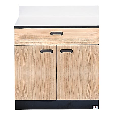 Hausmann 1-Drawer Treatment Cabinet, 30"H x 16"W x 30"D, Oak