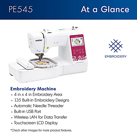 その他 Brother Personal Embroidery Systems Amazon.com: Brother PE535 Embroidery Machine, 80 Built-in Designs