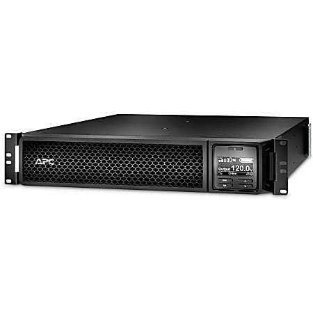 APC Smart-UPS On-Line, 2200VA, Rackmount 2U, 120V, 6x 5-20R+1x L5-20R NEMA outlets, SmartSlot, Extended runtime, W/ rail kit - SRT2200RMXLA