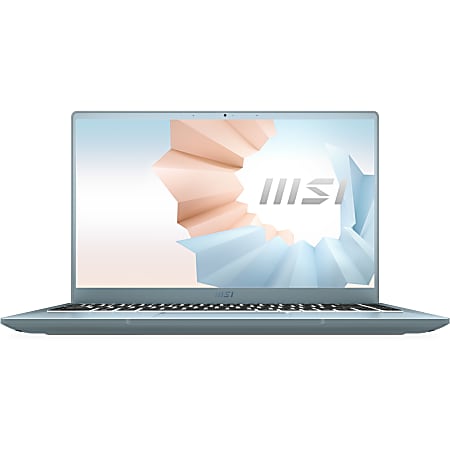 MSI Modern 14 Rugged Laptop, 14" Screen, Intel® Core™ i3, 8GB Memory, 512GB Solid State Drive, Blue Stone, Windows® 10 Home