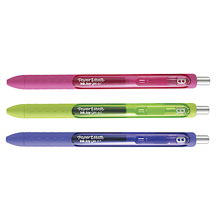 Paper Mate InkJoy Gel Pens Medium Point 0.7 mm Assorted Barrels Assorted Ink  Colors Pack Of 14 - Office Depot