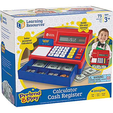 Pretend & play calculator cash register 2025
