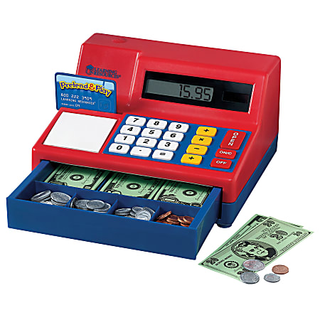 Learning Resources® Pretend & Play® Calculator Cash Register,